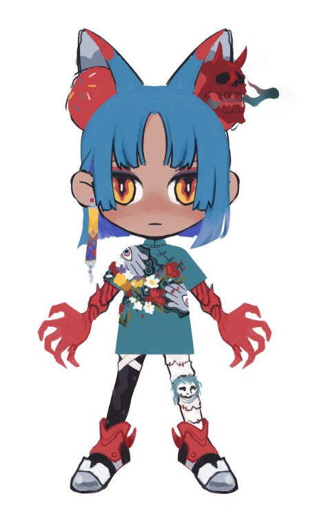 $5000 USD. The design features a character with cursed armor. The mask will be removable and wearable. It will also spew toxic fumes/smoke. The client may request to make them a kemonomimi or not. The armor must be polished and the shoes edited.